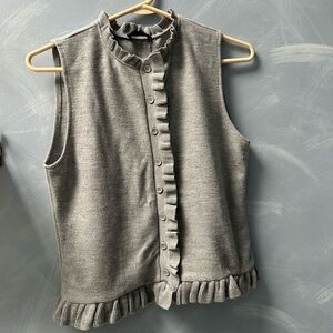Stylish Gray Knit Top